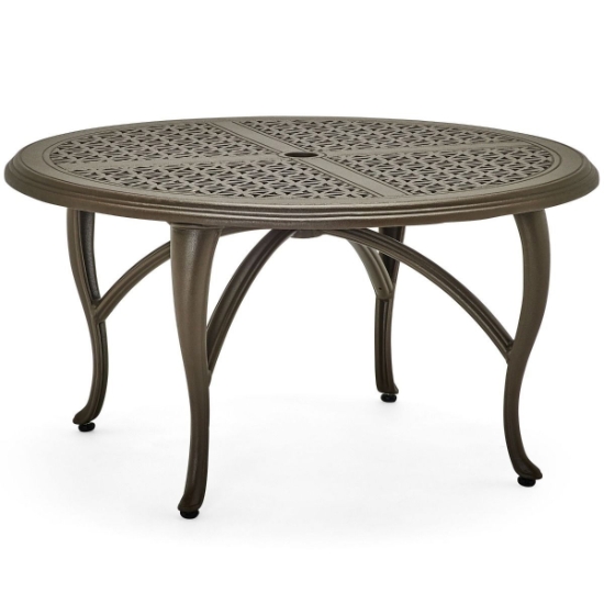 Woodard Hampton Cast 36" Round Coffee Table with Cabriole Base - 2G5400-05136