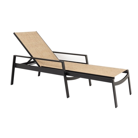Hudson Adjustable Chaise Loungers with Arms