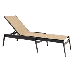 Woodard Hudson Adjustable Armless Chaise Lounge - 1B0471