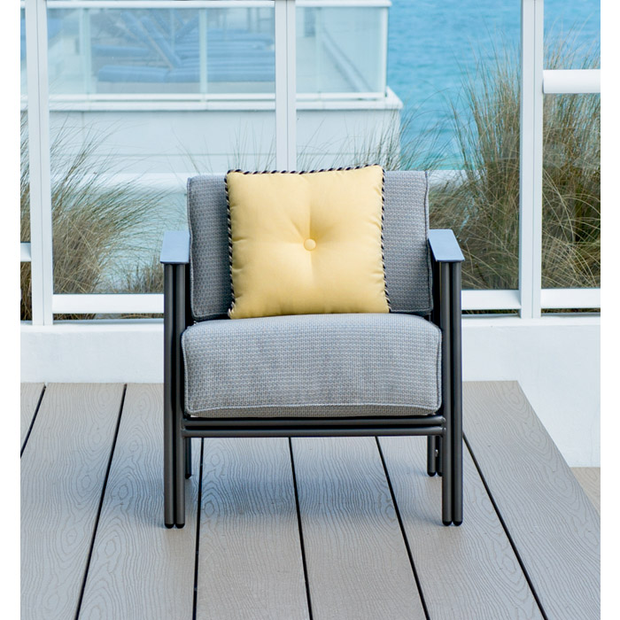 Jax Wrought Iron Stationary Lounge Chair - 2J0006