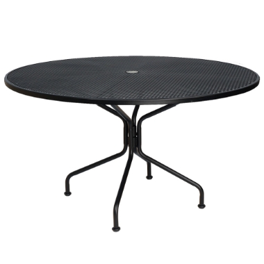 Woodard 48 inch round Premium Mesh Top RTA Umbrella Table - 190228