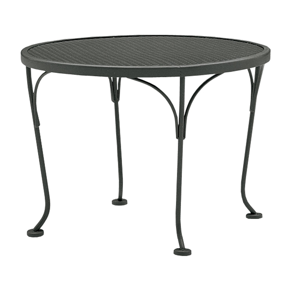 Woodard 24 inch round Mesh Top End Table - 190244