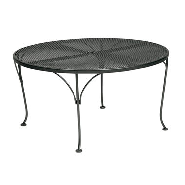 Woodard 42 inch round Mesh Top Umbrella Chat Table - 190294