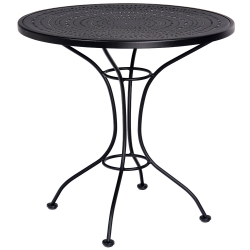 Woodard 30 Inch Pattern Metal Round Bistro Table - 380032