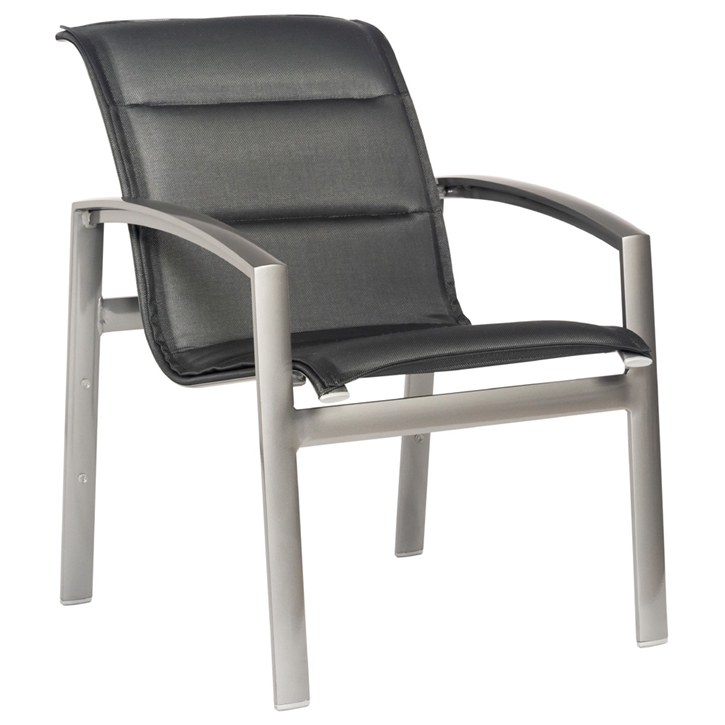 Woodard Metropolis Padded Sling Dining Arm Chair - 320517