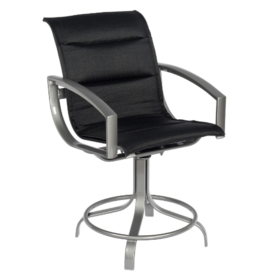 Woodard Metropolis Padded Sling Counter Stool - 320569