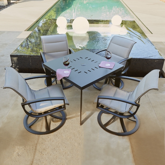 Metropolis Square 36 Inch Umbrella Table - 32BT36