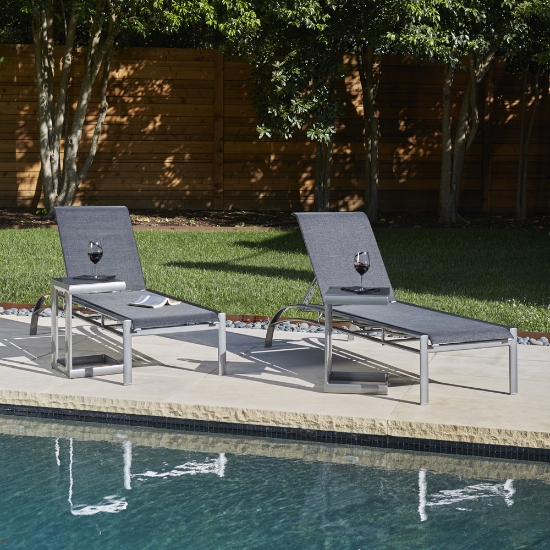 Woodard Metropolis Sling Chaise Lounge Set - WD-METROPOLIS-SET7