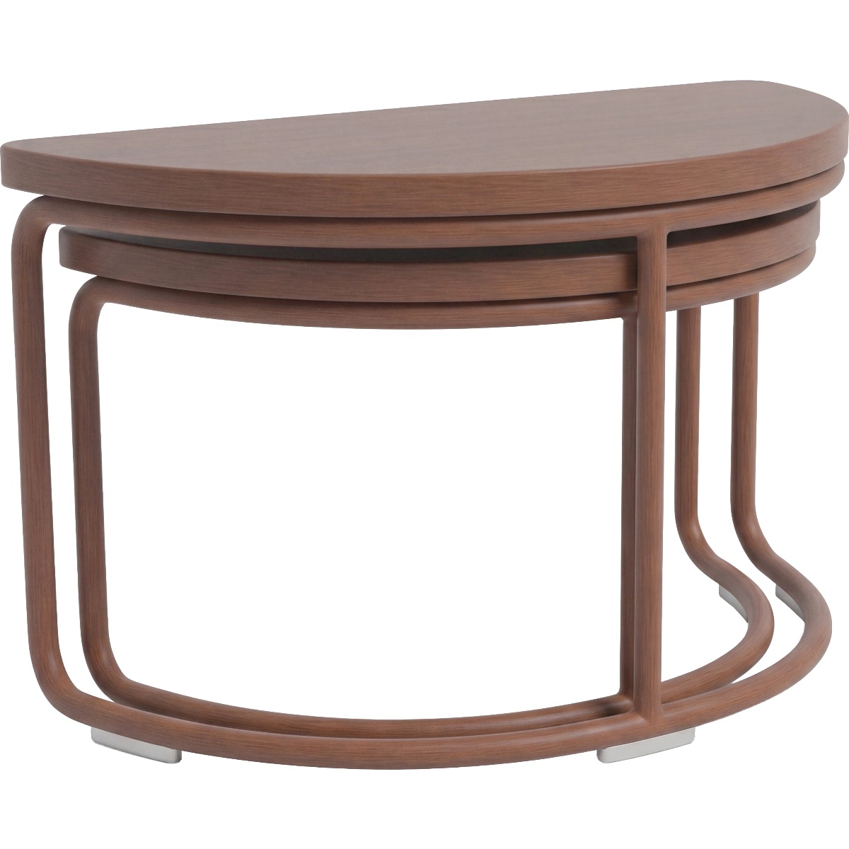 Woodard Mingle End Table Set  Large and Small