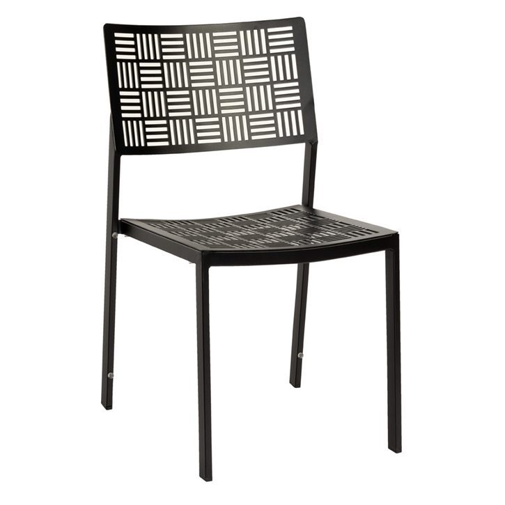 Woodard New Century Stacking Armless Dining Chair - 930012