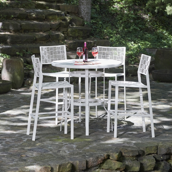 Woodard New Century 5 Piece Outdoor Bar Set - WD-NEWCENTURY-SET1