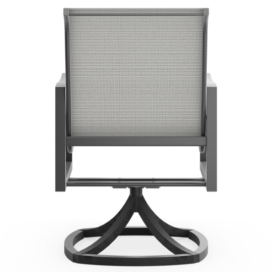 Nico Sling Swivel Dining Chair back
