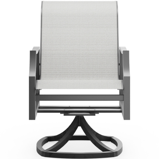 Nico Sling Swivel Dining Chair front