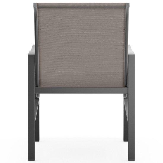 Nico Padded Sling Dining Arm Chair back