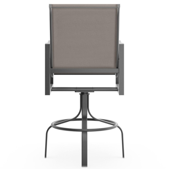Nico Padded Sling Swivel Bar Stool back