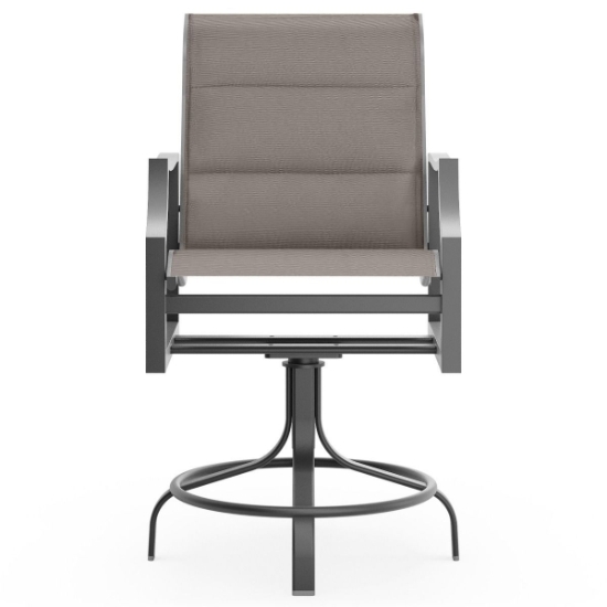 Nico Padded Sling Swivel Counter Stool front