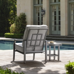 Woodard Nico Lounge Chair and Side Table Set - WD-NICO-SET2