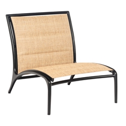 Woodard Orion Armless Lounge Chair with Padded Sling - 990562