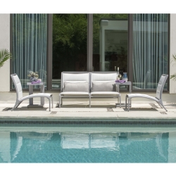 Woodard Orion Padded Sling Casual Outdoor Furniture Set - WD-ORION-SET1