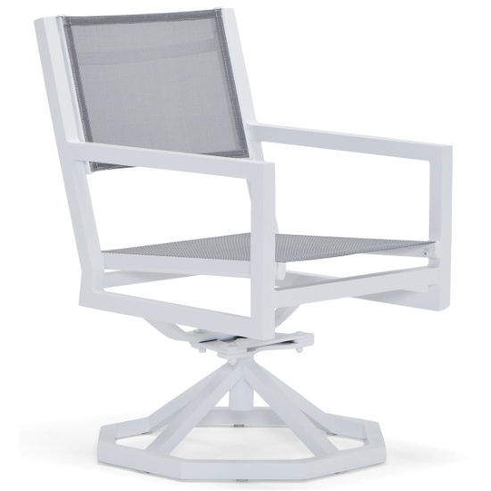 Woodard Palm Coast Sling Swivel Rocking Dining Chair - 570472
