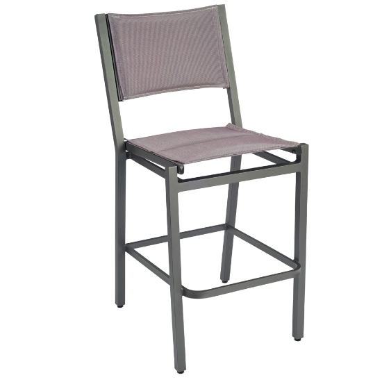 Woodard Palm Coast Padded Sling Bar Stool Without Arms - 570581