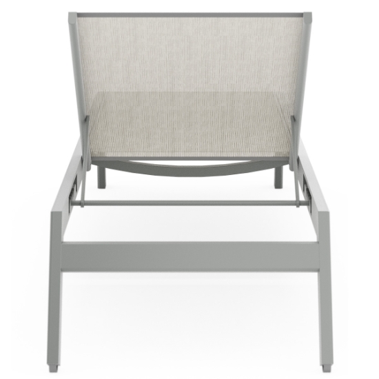 Palm Coast Sling Chaise Lounge 2.0 w/ Casters back
