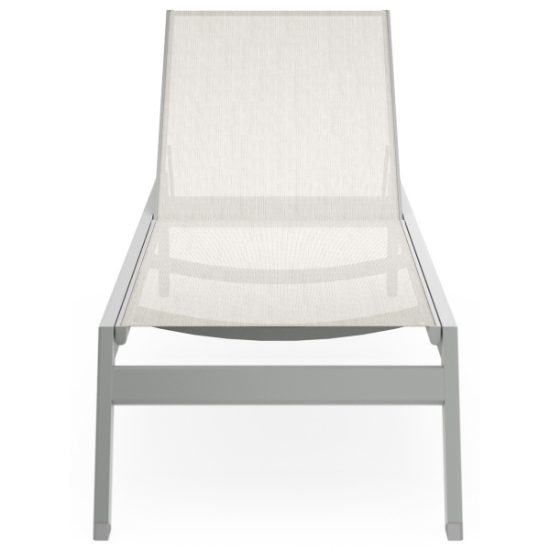 Palm Coast Sling Chaise Lounge 2.0 w/ Casters front