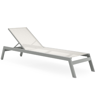 Woodard Palm Coast Sling Chaise Lounge 2.0 w/ Casters - 57067C