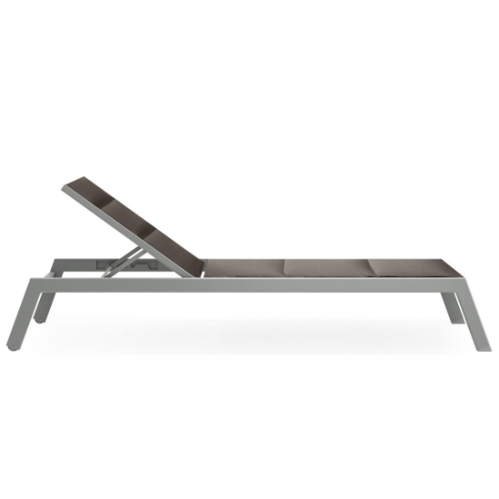 Palm Coast Padded Sling Chaise Lounge 2.0 w/ Casters side