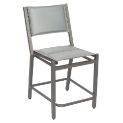 Woodard Palm Coast Padded Sling Armless Counter Stool - 570961