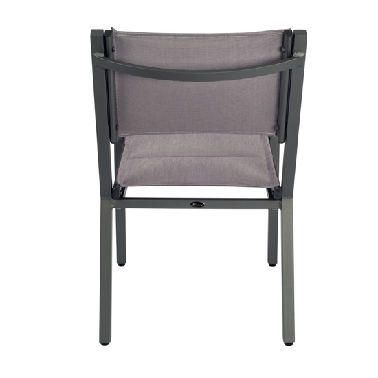 Palm Coast Padded Sling Stacking Dining Arm Chair - 570517