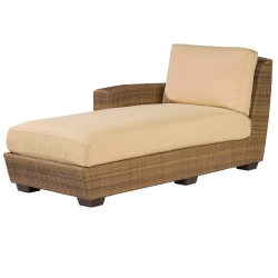 Woodard Saddleback Left Arm Facing Chaise Lounge - S523041L