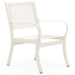 Woodard Scala Sling Dining Arm Chair - 5S0401