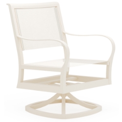 Woodard Scala Sling Dining Swivel Arm Chair - 5S0472