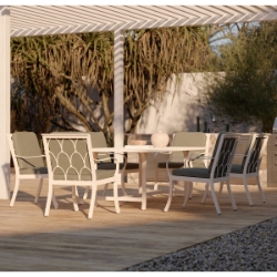 Woodard Scala Patio Dining Set for 6 - WD-SCALA-SET2