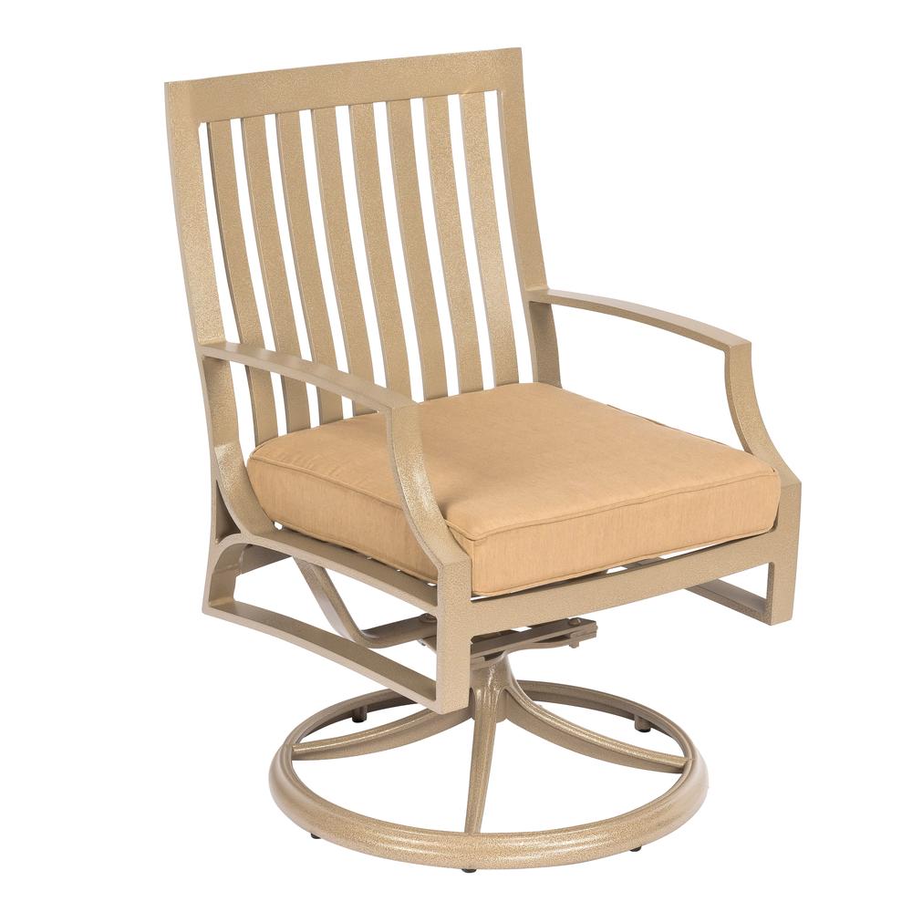 Woodard Seal Cove Swivel Dining Arm Chair - 1X0472