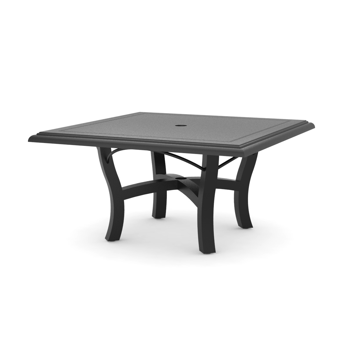 Woodard Solid Cast 36 " Square Umbrella Coffee Table with Carson Base - 5P5400-09236