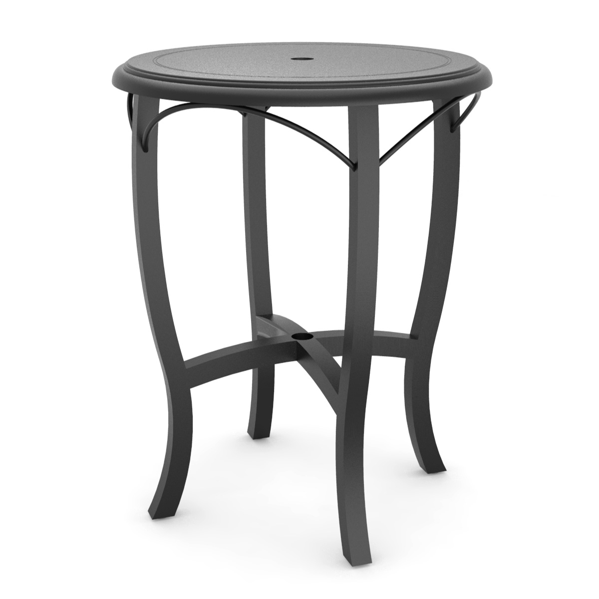 Woodard Solid Cast 32" Round Bar Table with Carson Base - 5P6600-09232