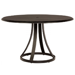Woodard Solid Cast 48" Round Dining Umbrella Table - 5Y4800-09248
