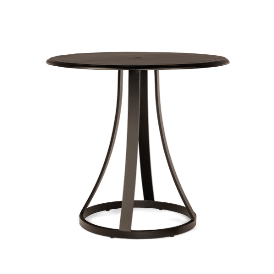 Woodard Solid Cast 32" Round Counter Height Table with Mainstreet Base - 5Y5500-09232