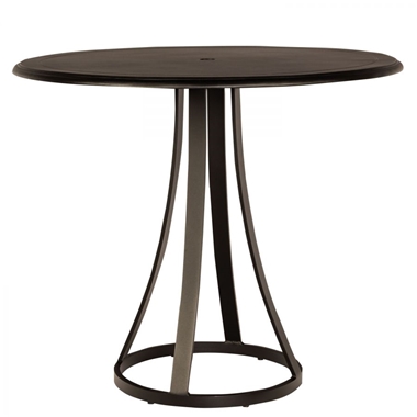 Woodard Solid Cast 48" Round Bar Height Table - 5Y6600-09248