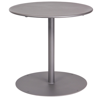 Woodard 30 Inch Round Solid Top Bistro Table w/ Pedestal Base - 13L3RD30