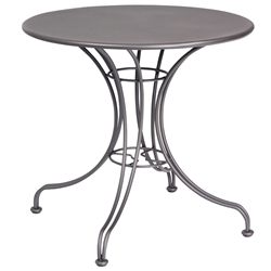 Woodard 30 Inch Round Solid Top Bistro Table w/ Universal Base - 13L4RD30