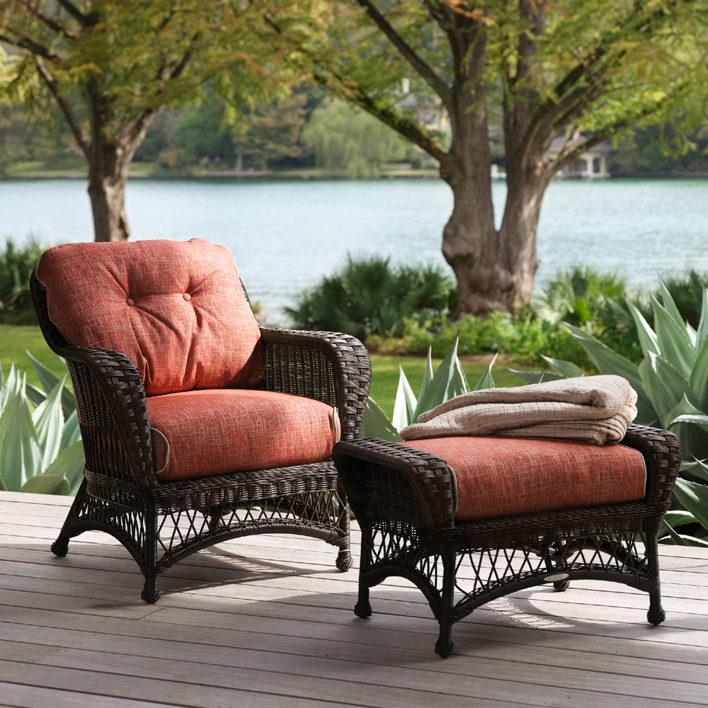 Woodard Sommerwind Lounge Chair and Ottoman Set - WD-SOMMERWIND-SET5