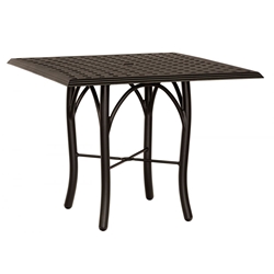 Woodard Thatch 36" Square Bistro Table with Tribeca Base - 5D3200-04937