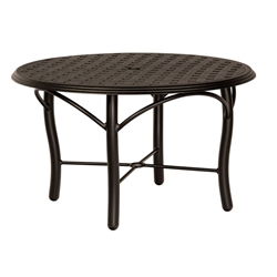 Woodard Thatch 36" Round Coffee Table with Tribeca Base - 5D3400-04936