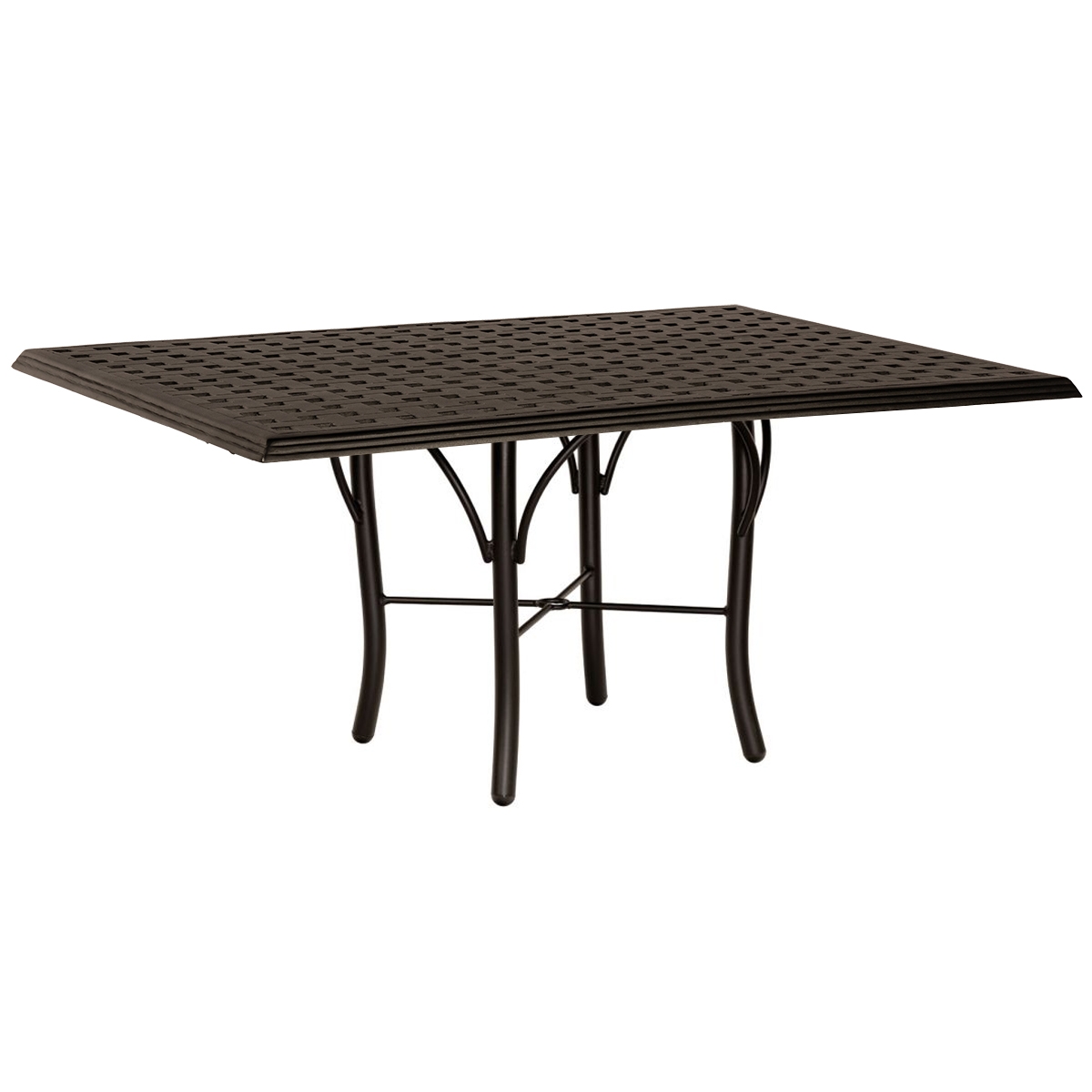 Woodard Thatch 36" x 48" Rectangular  Dining Umbrella Table with Tribeca Base - 5D4800-04945