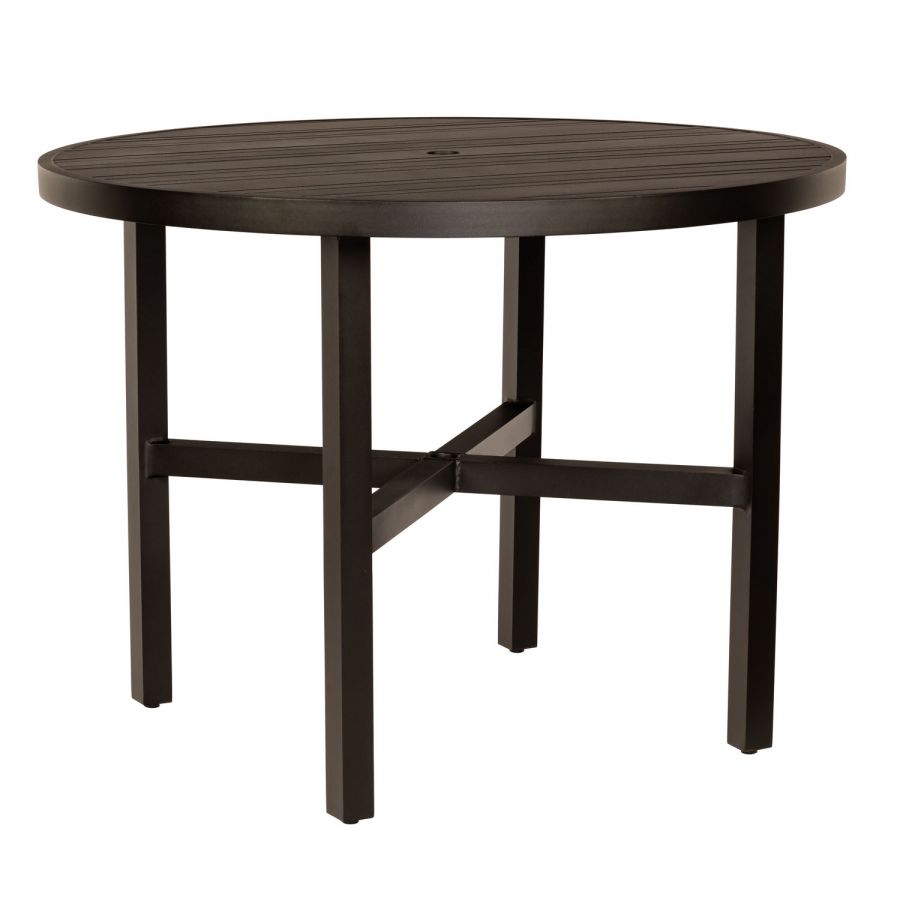 Woodard Tri-Slat 48" Round Counter Height Table - 4V5500-02648