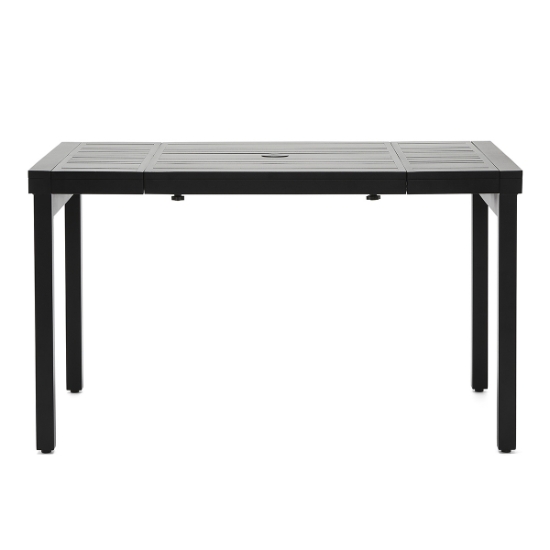 Tri-Slat 30-48" Small Extension Umbrella Table with Elite Base