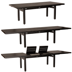 Woodard Tri-Slat 84-120" Extension Table - TRSLEXTTBL42120